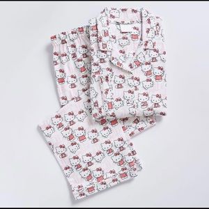Hello Kitty Organic Flannel Pajama Set NWT